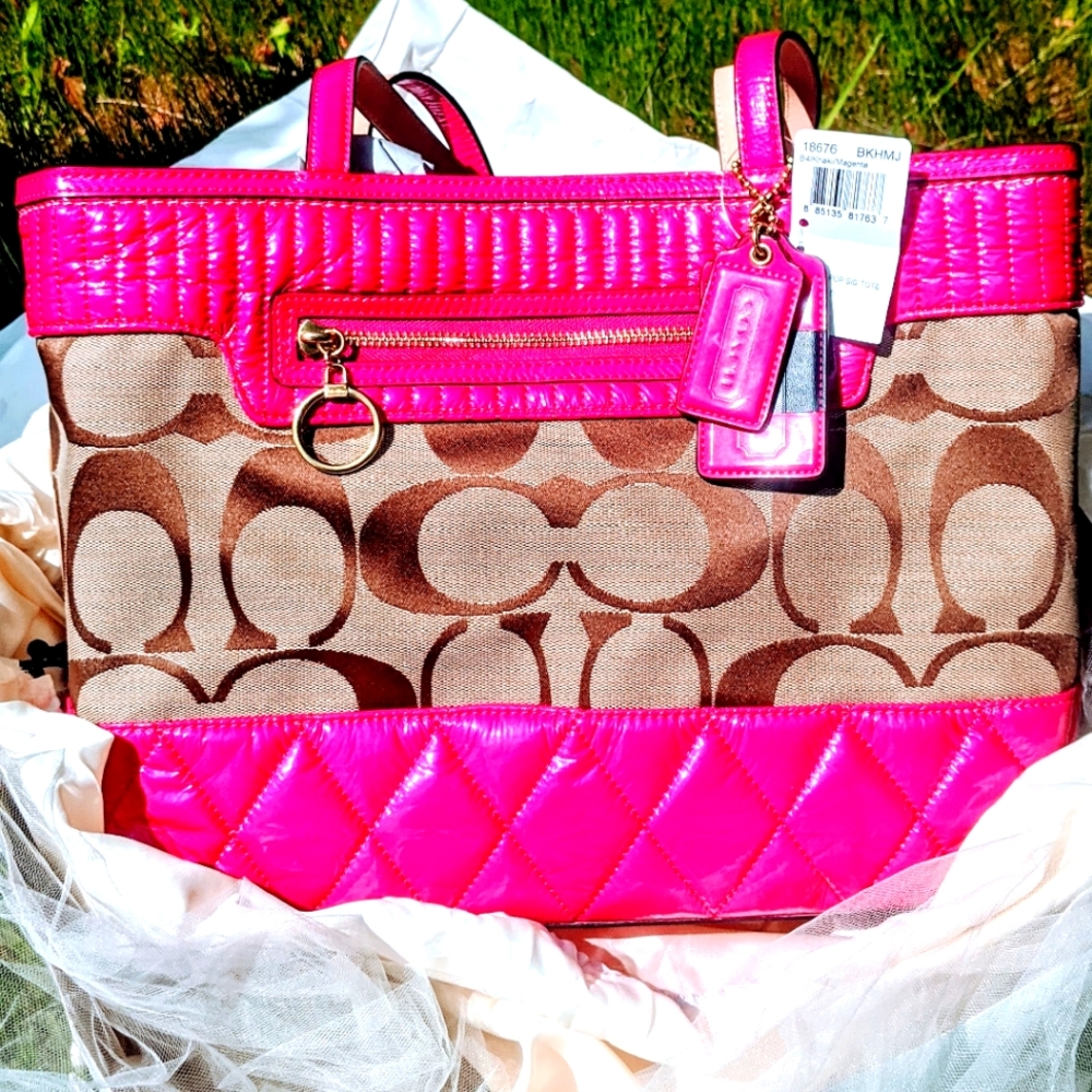 Pink Coach Purse